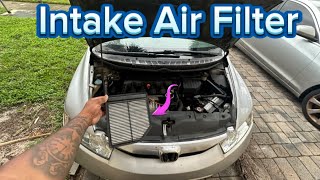 2010 Honda Civic Intake Air Filter installed Mods Cost Less than 20 [upl. by Trout]