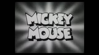 Mickey Mouse – Touchdown Mickey 1932 – 1974 Buena Vista reissue titles with intro [upl. by Brigette]