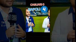 CAGLIARI NAPOLI 0 4 💪💙🐑🐑🐑🐑 [upl. by Arrat]