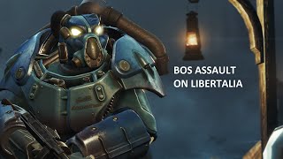 Fallout 4  BOS Assault On Libertalia [upl. by Etheline]