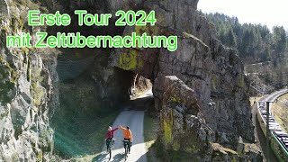 Erste Tour 2024 mit Zeltübernachtung [upl. by Maleen]