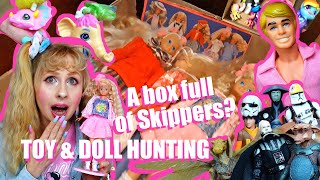 DOLL amp TOY hunting  Skipper Ken 80s Barbie fashion MLP STAR WARS vintage toy store  flea market [upl. by Veron]