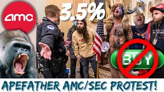 PROTEST AT SEC FOR AMC RETAIL APES APEFATHER WHY I CHANGED MY MINDAMC SHORT SQUEEZE UPDATEPRICE [upl. by Theodosia495]