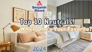 10 Best Benjamin Moore Paint Neutral Colors Suitable for All Styles [upl. by Hras338]