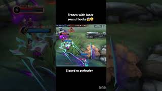 Franco hook slowed to perfection ❤️mobilelegendsshortsfeedfrancohookmlbbfrancogaming fypシ [upl. by Naedan291]