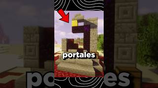 ¿Quién construyó los portales en ruinas 😨 minecraft viral miedo josativi shorts youtube [upl. by Redleh]