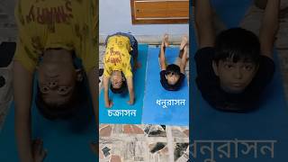 Yoga yoga dhanurasana chakrasana yogapractice shorts shortsfeed [upl. by Selie]