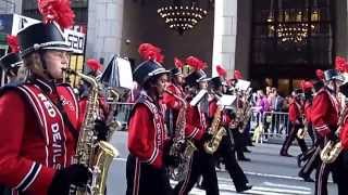 Veterans Day ParadeNYC2013Hinsdale Central HS Marching BandNYCParadelife [upl. by Wilt]