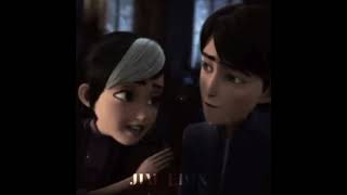 💜💙trollhunters tales of Arcadia Jlaire edits 💙💜🛐 Only beautiful memories of Jim and Clara [upl. by Earleen]