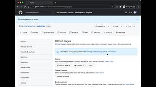 Github  Enable GitHub Pages 2022 [upl. by Eimaraj]