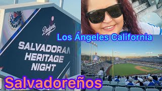 SALVADORAN HERITAGE NIGHT Noche de salvadoreños en Los Angeles DodgersLos Angeles California🇺🇸 [upl. by Koosis]