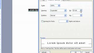 Kerning in Powerpoint [upl. by Base]