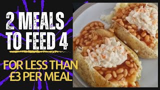 Feed Your Family for Less than £3 a Meal budgetfriendly frugalmeals [upl. by Ariel]