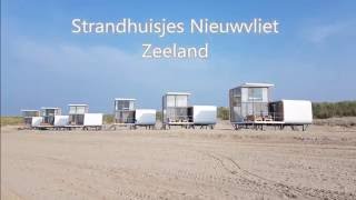 Strandhuisjes Nieuwvliet [upl. by Hannaoj]