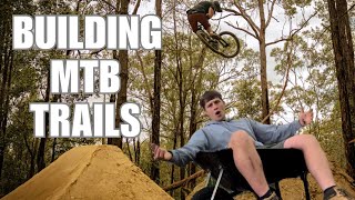 MOUNTAIN BIKE TRAIL BUILDING EP1 [upl. by Michaelina]