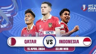 HIGHLIGHTS QATAR U 23 VS INDONESIA U23 [upl. by Yahsel]