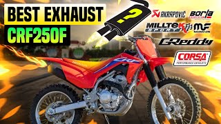 Honda CRF250F Exhaust Sound 🔥 UpgradeYoshimuraFMFPro CircuitReviewModsMivvStockSystem [upl. by Calbert]