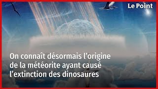 On connaît désormais l’origine de la météorite ayant causé l’extinction des dinosaures [upl. by Valerye]