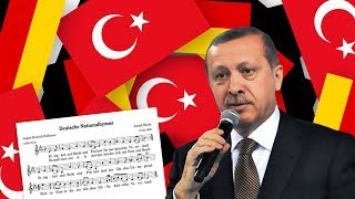 Erdogan singt die deutsche Nationalhymne LIVE [upl. by Llehcim190]