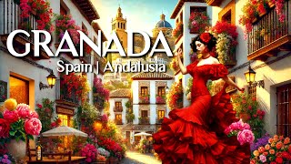 GRANADA 🇪🇦 Spain 2024  A Walk Through the Splendors of Andalusia 4K Video [upl. by Archangel837]