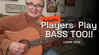 BRING ON THE BASS  Acoustic Guitar TIPS  Learn Four Methods Improve Style Fender Highway [upl. by Ylreveb974]