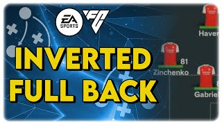 How to Create an Inverted Full Back in FC24 [upl. by Ahsenav]