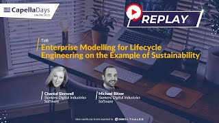 Enterprise Modelling for Lifecycle Engineering  Siemens DISW  Capella Days 2023 [upl. by Nared]