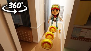 Subway Surfers 360°  IN YOUR HOUSE [upl. by Adnohsar]