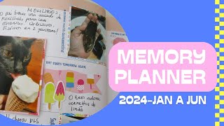 MEMORY PLANNER 2024 JAN A JUN [upl. by Yrakcaz]