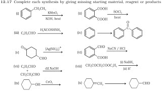 Aldehydes ketones and carboxylics acid NCERT Solution  1217 [upl. by Yraunaj]