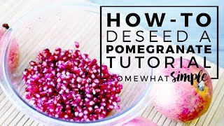 Pomegranate Deseeding Hack  One of My Most Favorite Kitchen Hacks [upl. by Ferreby]