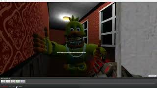 unnightmare Animatronics jumpscare Gmod animation [upl. by Htinnek]