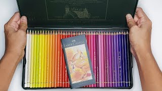 Unboxing Faber Castell Polychromos Colored Pencils 120 set [upl. by Nanreh482]