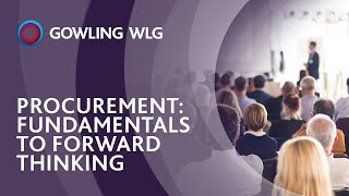 Procurement Fundamentals to Forward Thinking [upl. by Slosberg288]