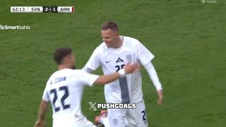 Josip Ilicic Goal  Slovenia vs Armenia 21 All Goals Results And Extended Highlights2024 [upl. by Eremahs]