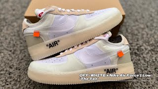 Nike OFFWHITE x Nike Air Force 1 Low ‘The Ten’ from Correctkickz offwhite airforce sneakers [upl. by Laina]