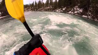 Widowmaker to Canoe Meadows  Kananaskis River Alberta  World Kayak River Guide [upl. by Kluge272]