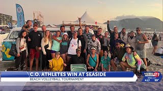 CO athletes stack up the medals at 41st annual Seaside beach volleyball tournament [upl. by Gilda]