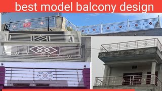 best modern balcony grill design  balcony stainless steel railing Jagla design [upl. by Aicnelev32]