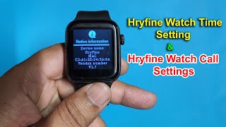 hryfine app how to use  hryfine watch time setting [upl. by Schuler]