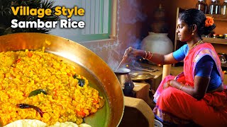 கமகம சாம்பார் சாதம்  Village Style viragu aduppu Saambar Sadam [upl. by Linnie]