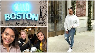 LAST WEEK VLOG EP72 PREMIERES NEIGE BOSTON amp HARVARD UNIVERSITY  MEGANE CELIA [upl. by Atims145]