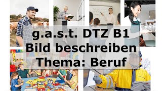 Bildbeschreibung B1 DTZ gast Beruf Kellnerin [upl. by Akirea]