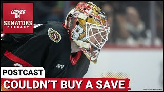 POSTCAST GOALTENDING THE DIFFERENCE IN OTTAWA SENATORS LOSS TO PHILADELPHIA FLYERS [upl. by Anelle]