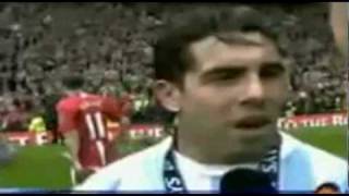 Carlitos Tevez Es un geniooooo very emotional to bit for mi [upl. by Orodisi]