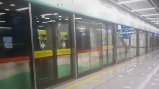 Guangzhou Metro Line 9 Arrive amp Depart Qingtang Station Guangzhou Line 9 [upl. by Brenza]