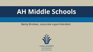 AnokaHennepin Middle School Program Review [upl. by Vinna]