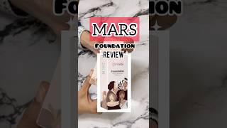 MARS foundation Review ✨ unboxingmarsfoundationfullcoveragefoundationmarsmakeupmakeuplook [upl. by Ruzich]