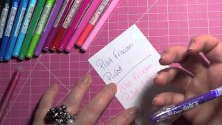 Product Review Pilot Frixion Pens [upl. by Darline]