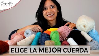 5 Mejores CUERDAS para Macramé la última te Sorprenderá [upl. by Wettam692]